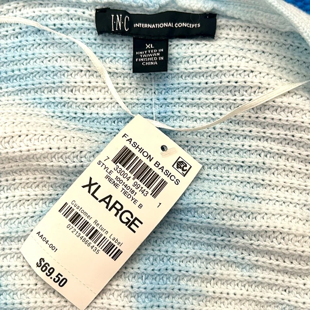 INC international concepts Tie Dye Sweater